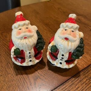 Christmas Santa Salt and Pepper Shakers
